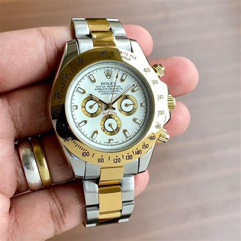 mens rolex gold and silver|silver rolex price.